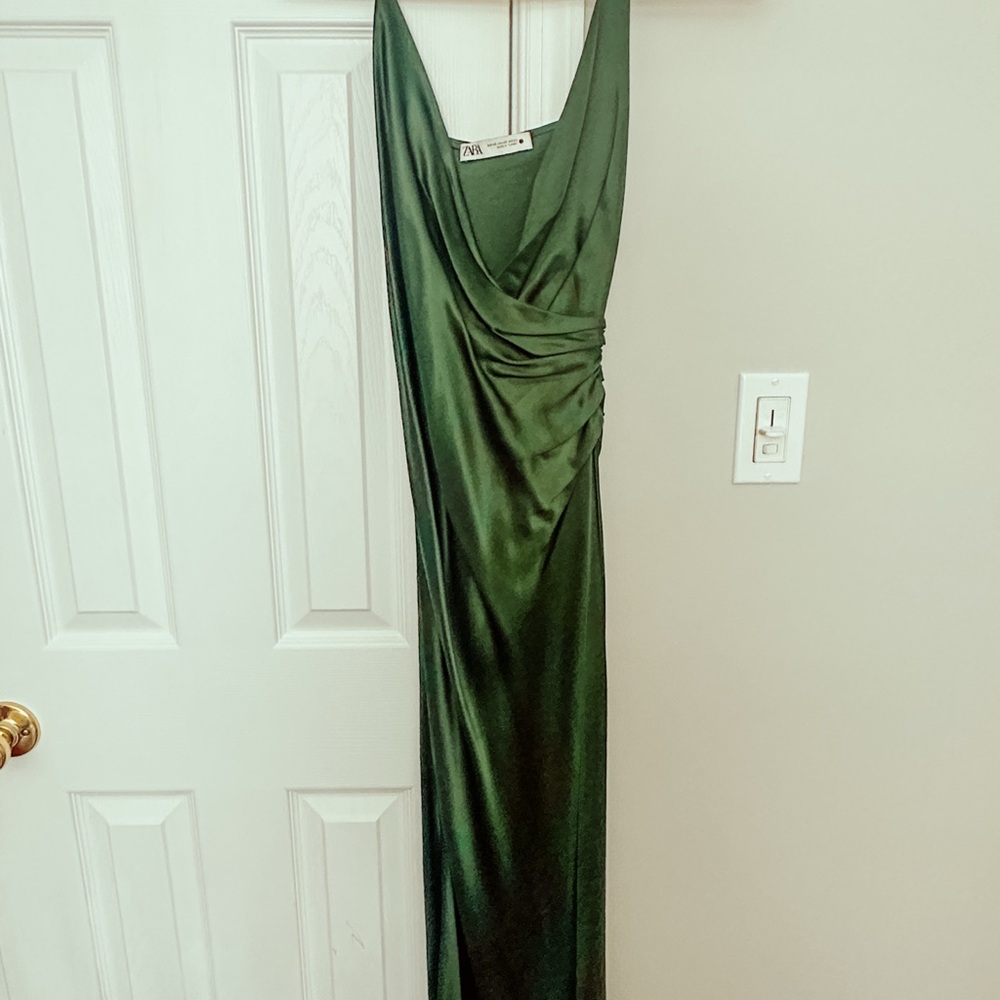 Zara Elegant Green Dress